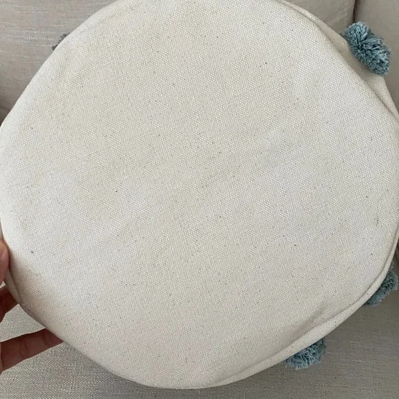 New Pehr pint pom pom basket in deep sea - Picture 5 of 6